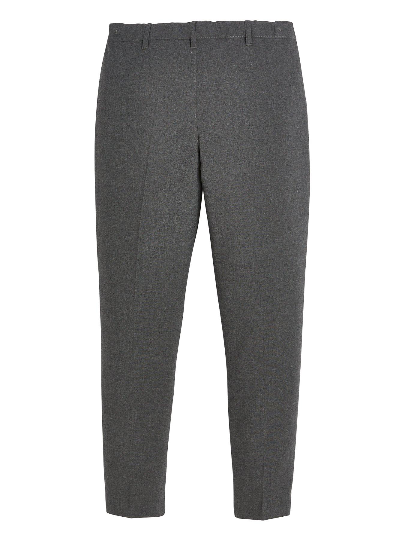 Image 3 of 6 of The Very Collection Boys 2 Pack&nbsp;Skinny Fit School Trousers - Grey