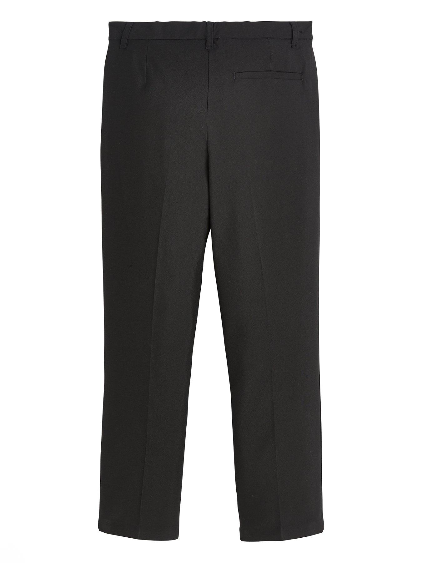 Image 3 of 6 of The Very Collection Boys 2 Pack Regular Leg School Trousers - Black