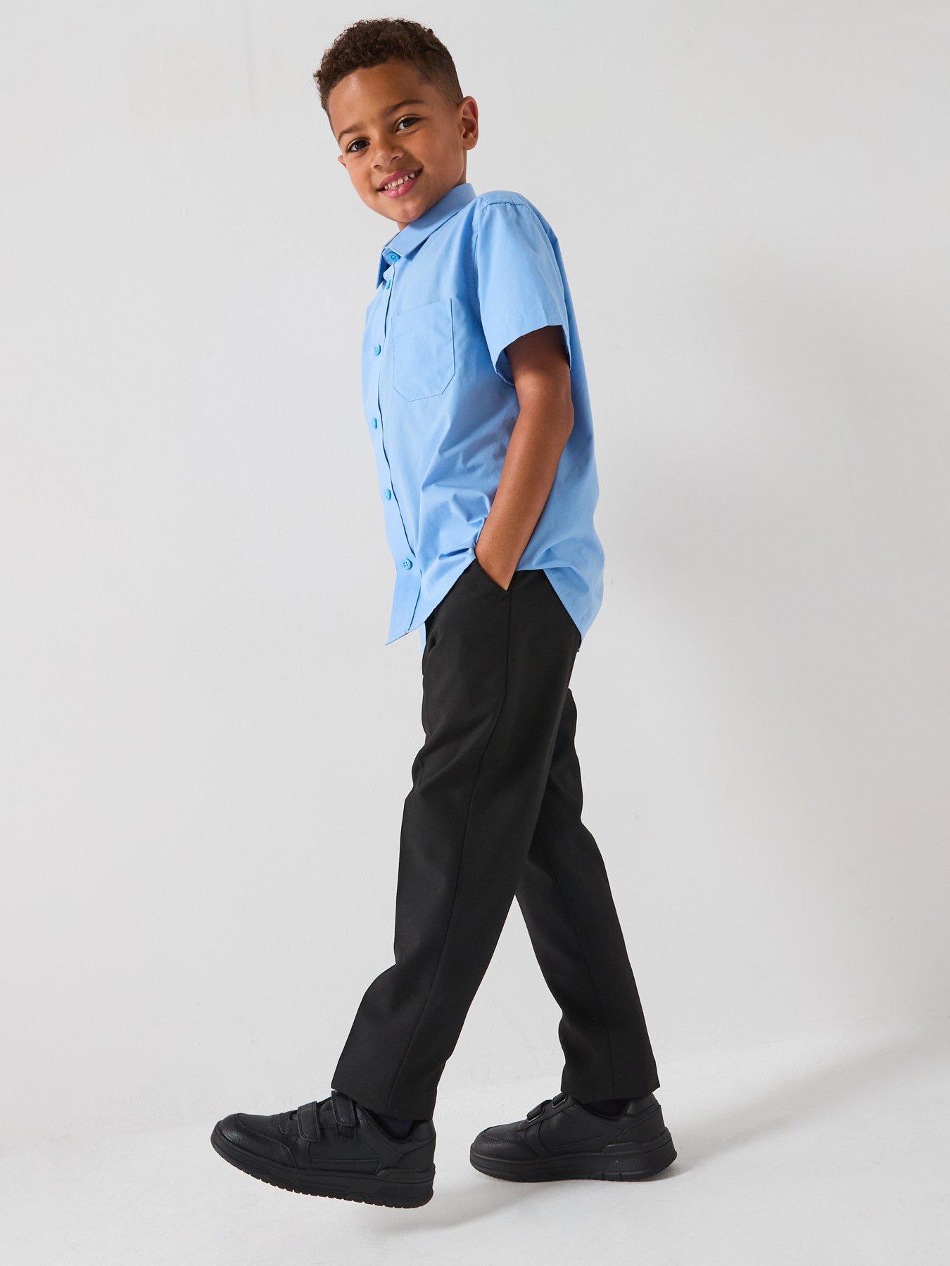 Image 6 of 6 of The Very Collection Boys 2 Pack Regular Leg School Trousers - Black