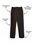  image of everyday-boys-2-packnbsppull-on-school-trousers-black