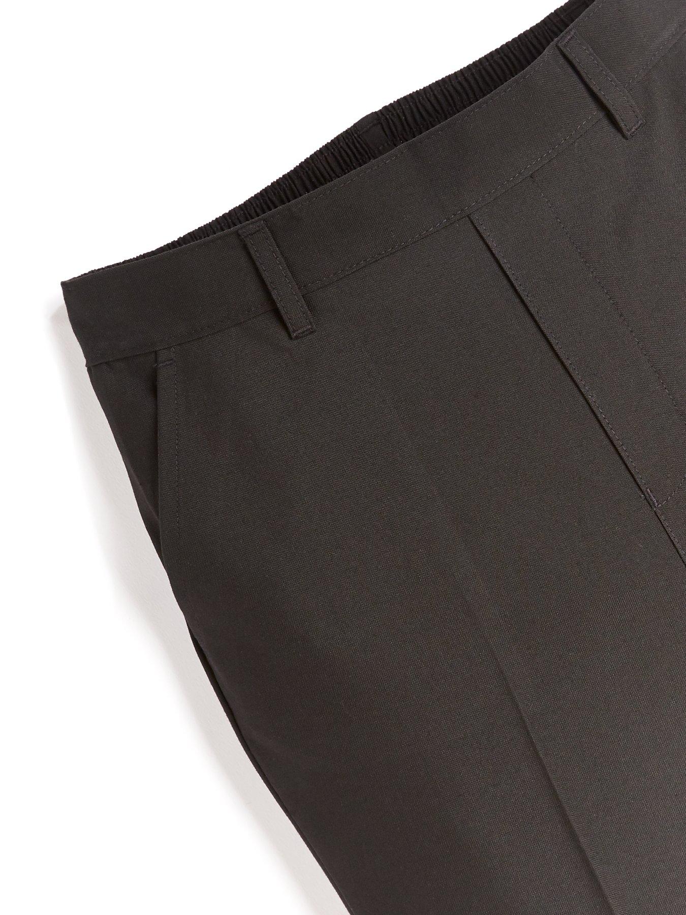 Image 5 of 6 of The Very Collection Boys 2 Pack&nbsp;Pull On School Trousers - Black