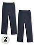  image of everyday-boys-2-packnbsppull-on-school-trousers-navy