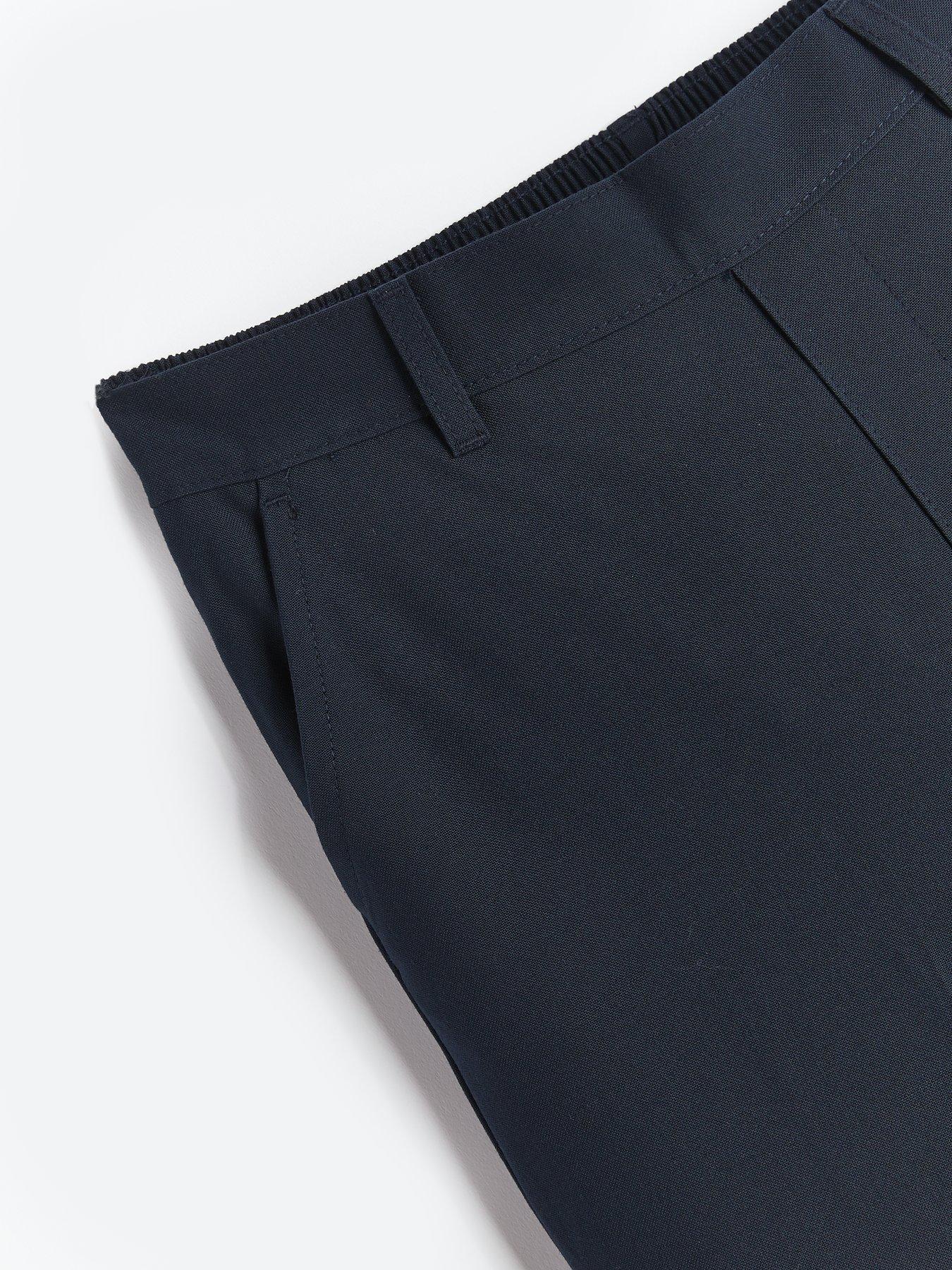  image of everyday-boys-2-packnbsppull-on-school-trousers-navy