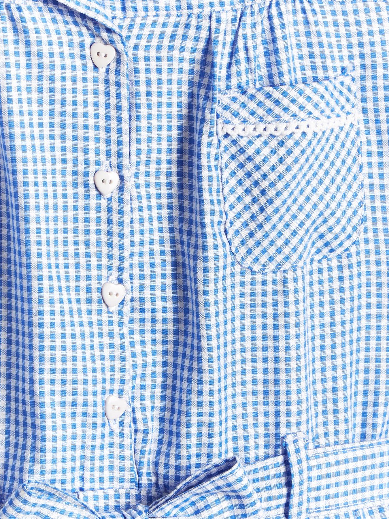  image of everyday-girls-2-pack-traditional-gingham-school-summernbspdress-blue