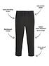  image of v-by-very-boys-2-packnbspskinny-fit-school-trousers-black