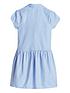  image of v-by-very-girls-2-pack-drop-waist-gingham-water-repellentnbspschool-summer-dress-blue