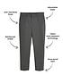  image of v-by-very-boys-regular-legnbspschool-trousers--nbspplus-size-2-pack-grey