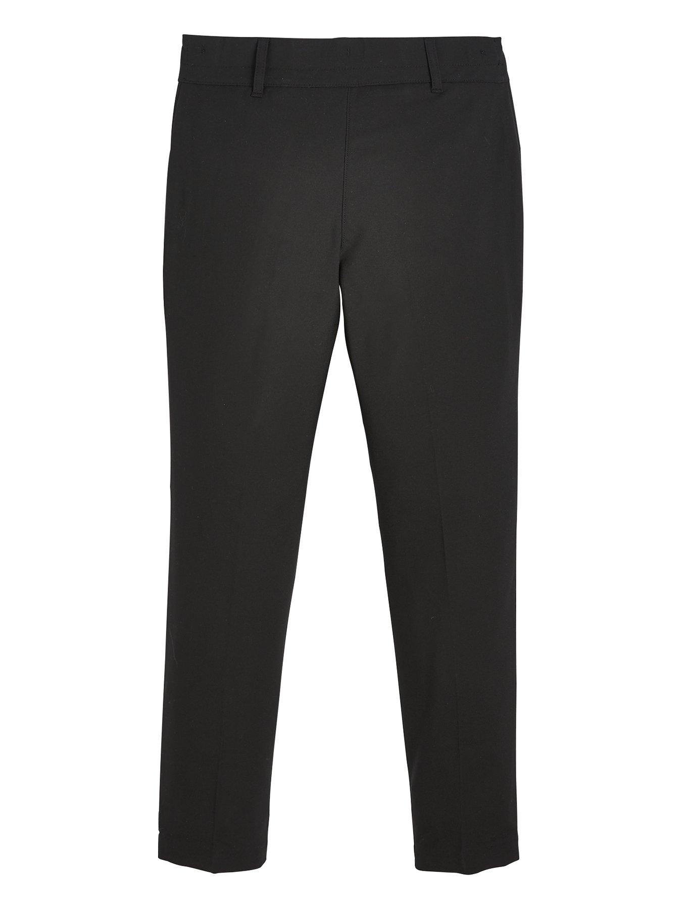 Image 3 of 6 of V by Very Girls 2 Pack Skinny Fit&nbsp;School Trousers - Black