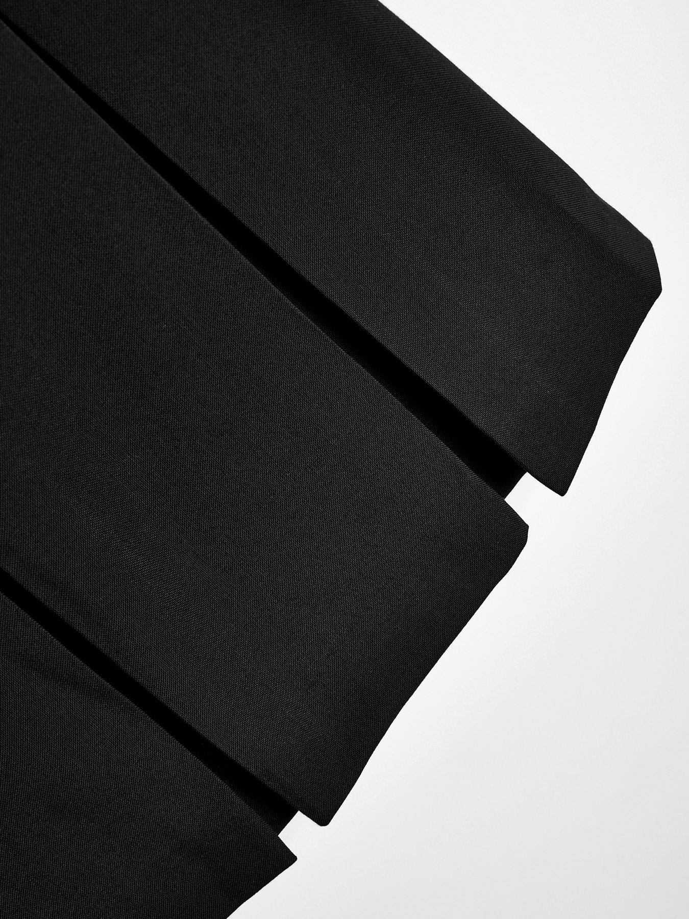  image of the-very-collection-girls-2-pack-classic-pleated-water-repellentnbspschool-skirts-black