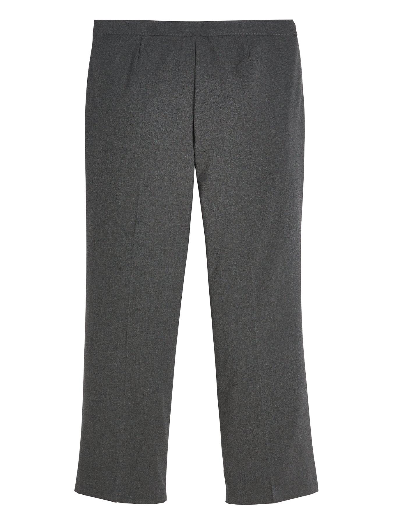 Image 3 of 6 of The Very Collection Girls 2 Pack Woven School Trouser Plus Size - Grey
