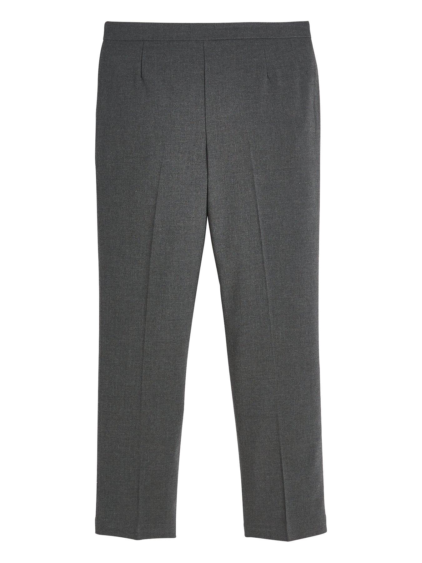 Image 3 of 6 of The Very Collection Girls 2 Pack Woven School Trouser Regular Fit - Grey