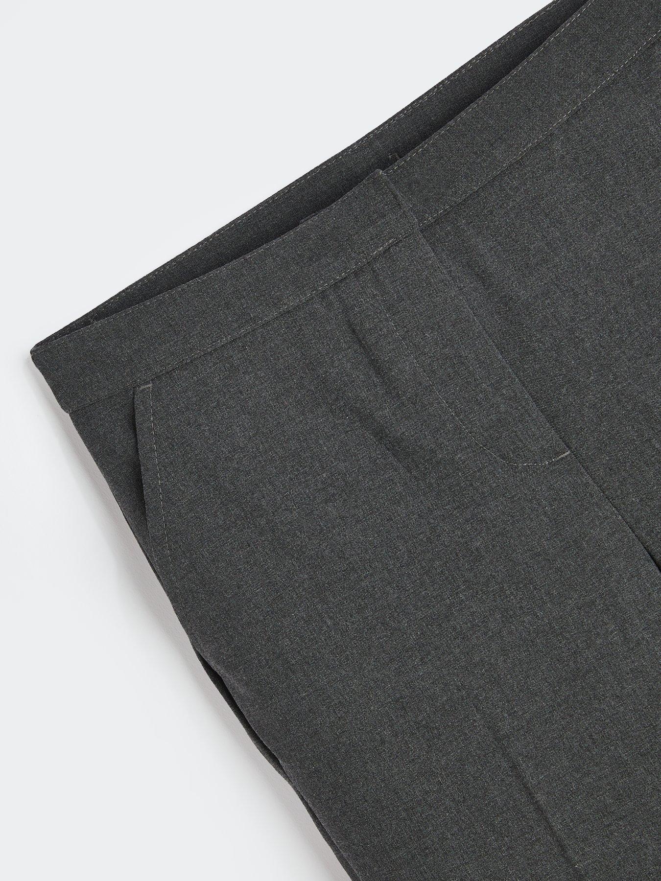 Image 5 of 6 of The Very Collection Girls 2 Pack Woven School Trouser Regular Fit - Grey