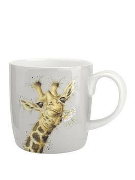 royal-worcester-wrendale-giraffe-flowers-large-mug