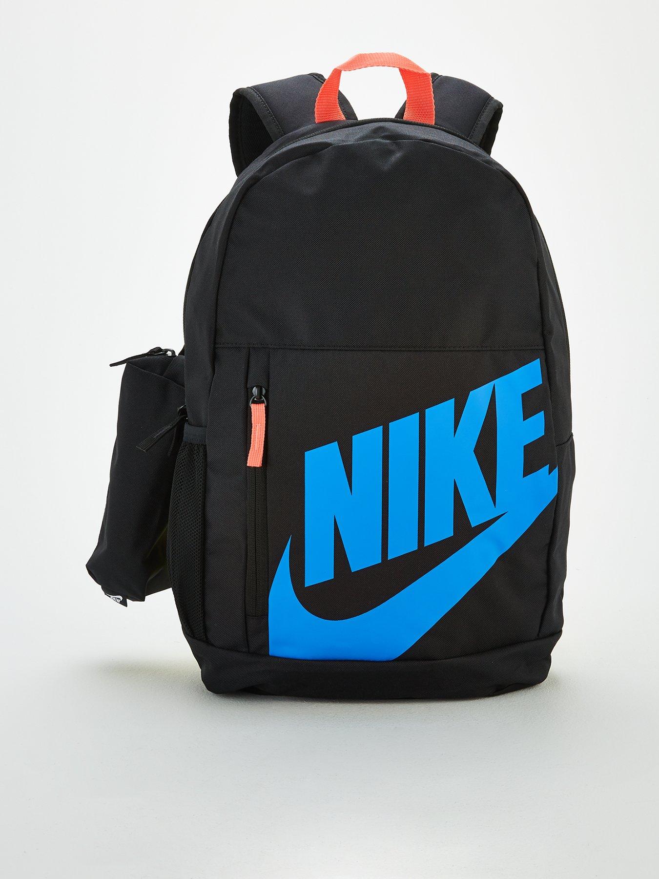 nike backpack black and blue