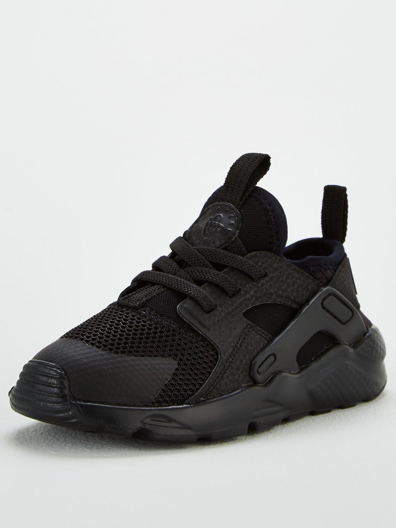 all black infant trainers