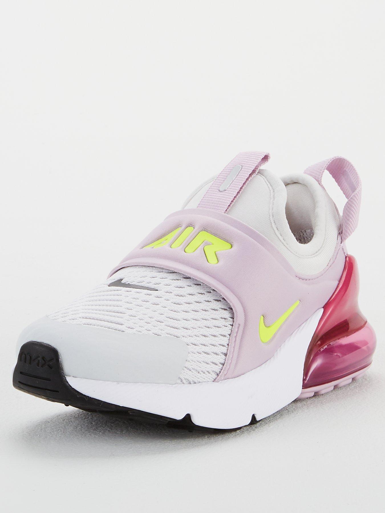 nike pink air max 270 trainers