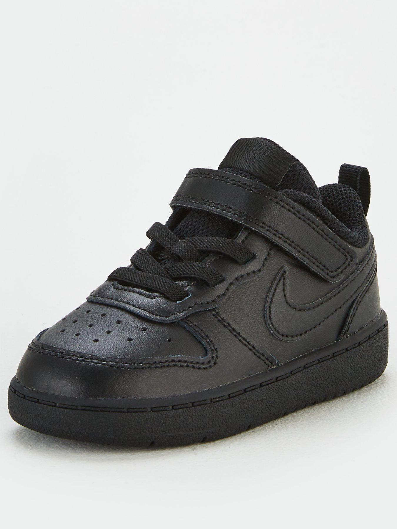 nike court borough infant black