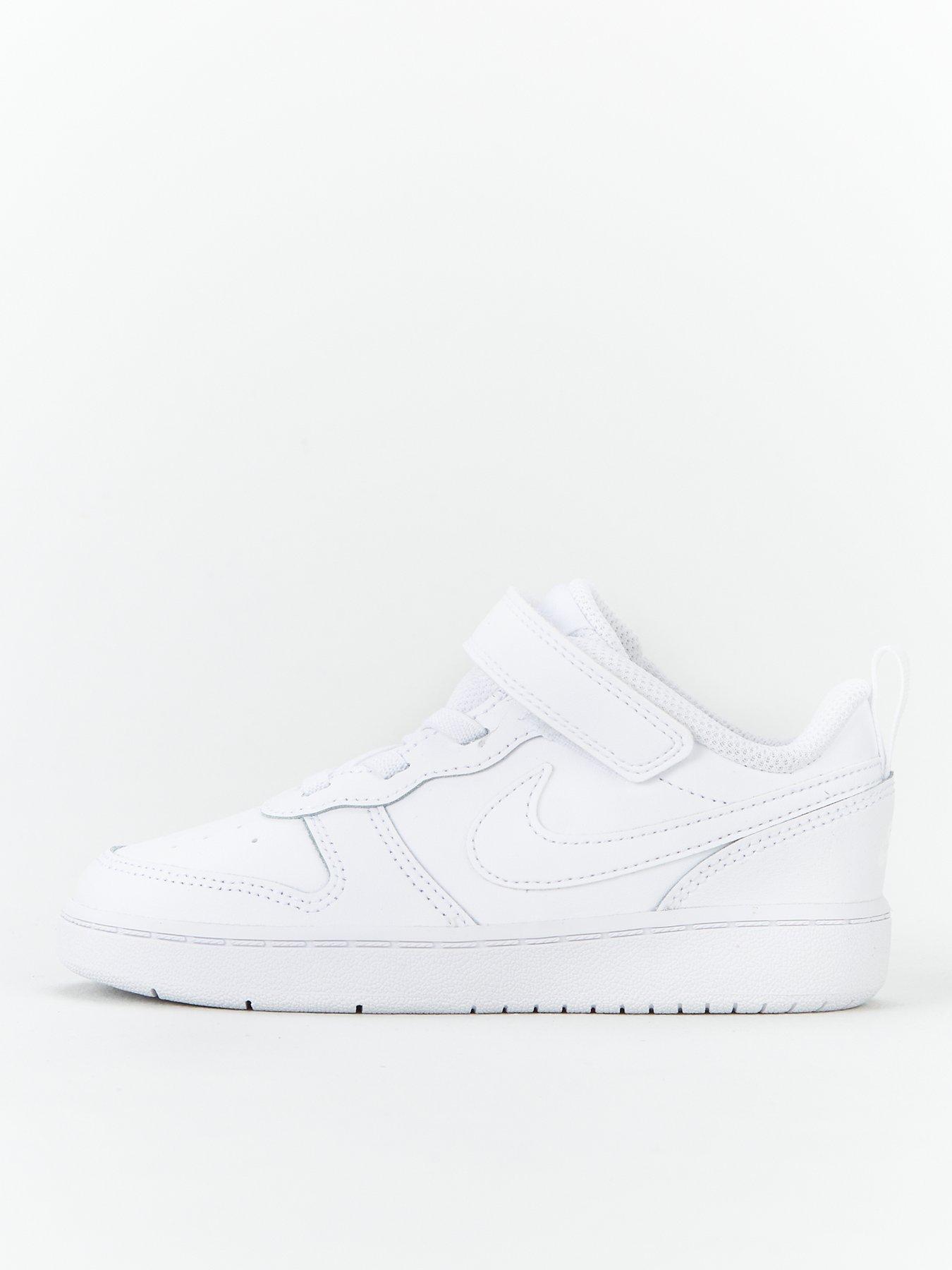 nike court borough infant white