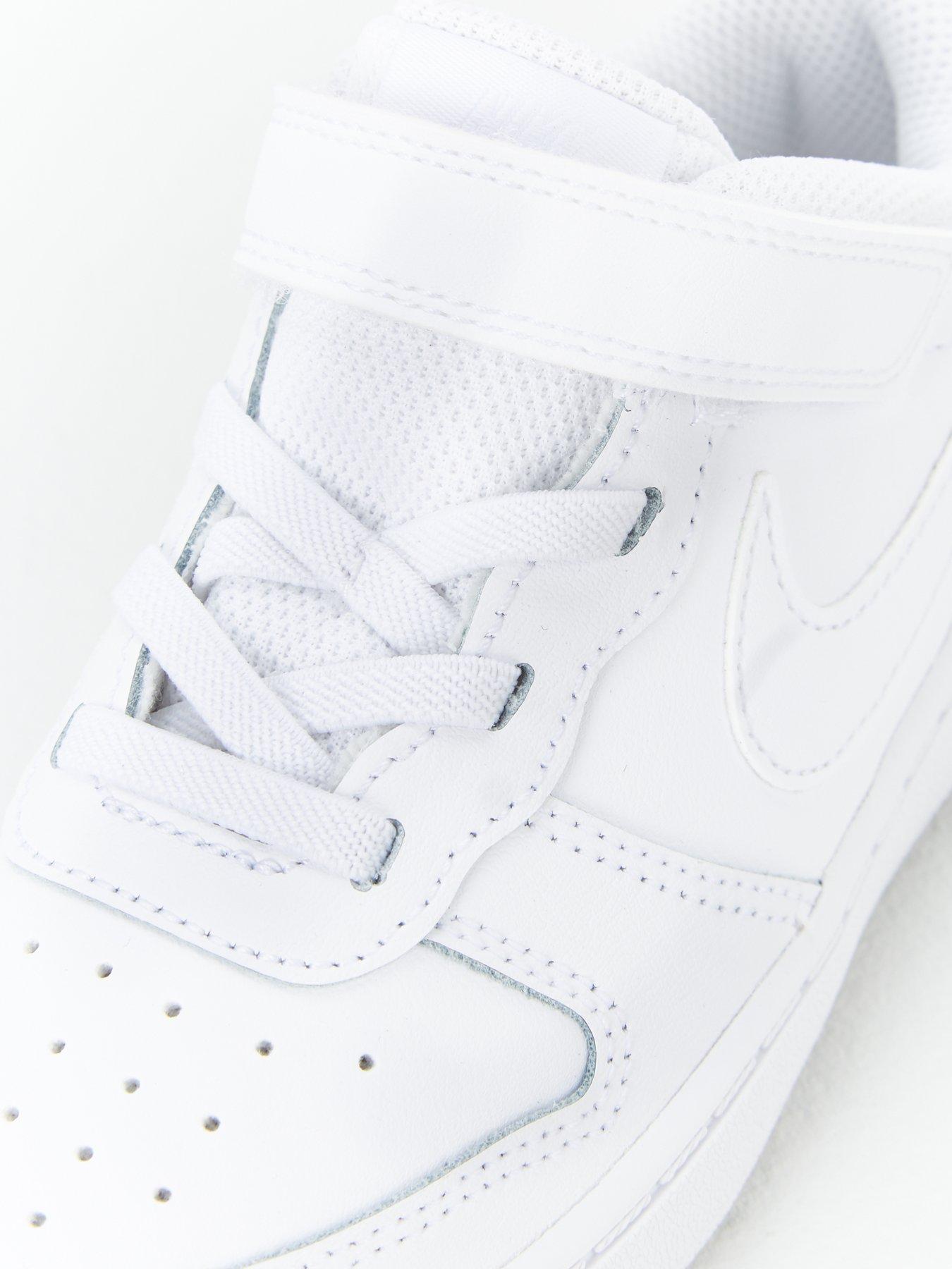 nike court borough low infant white