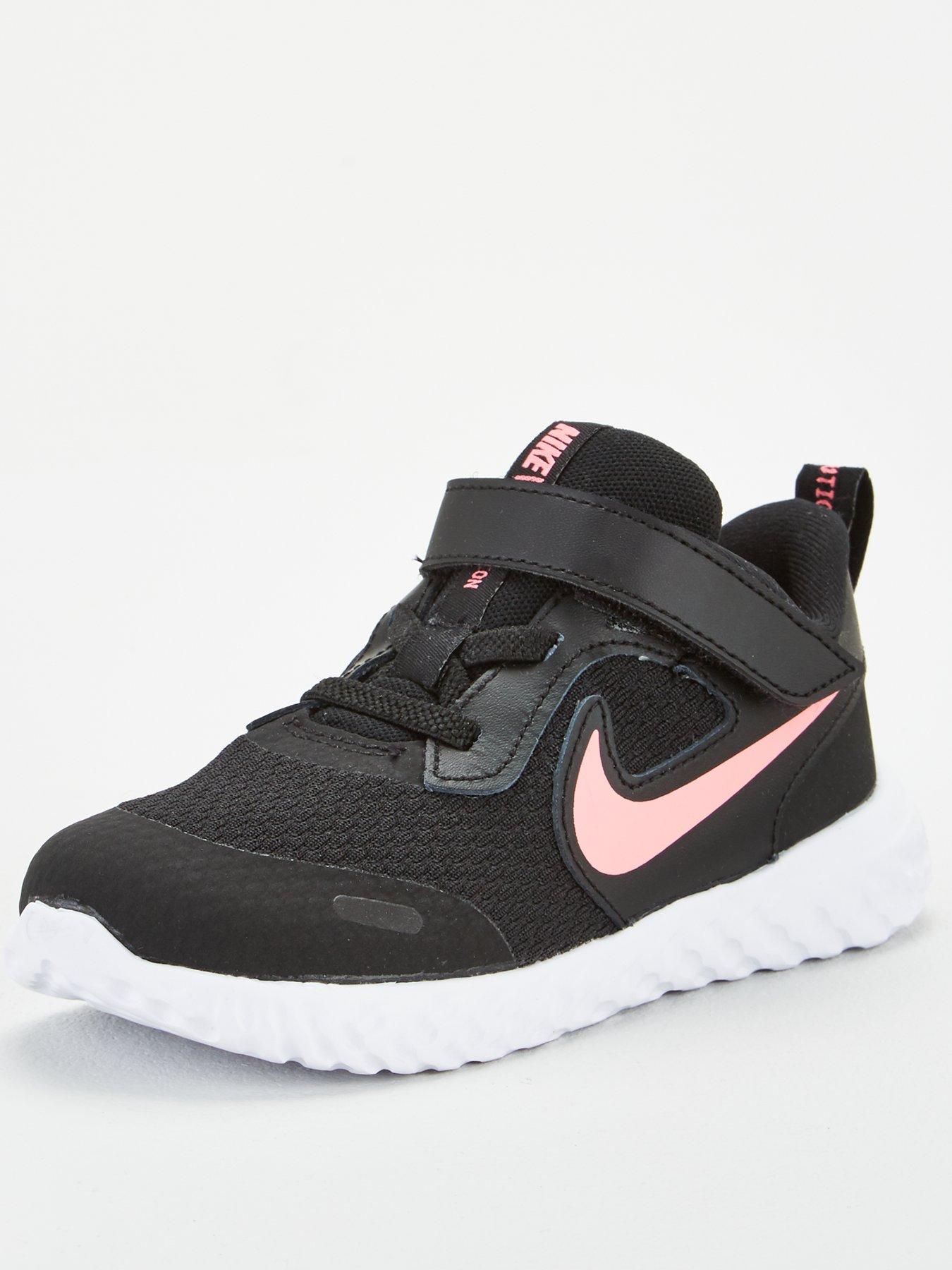 infant nike black trainers