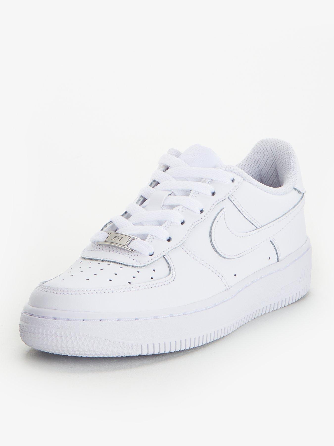 nike white air force junior