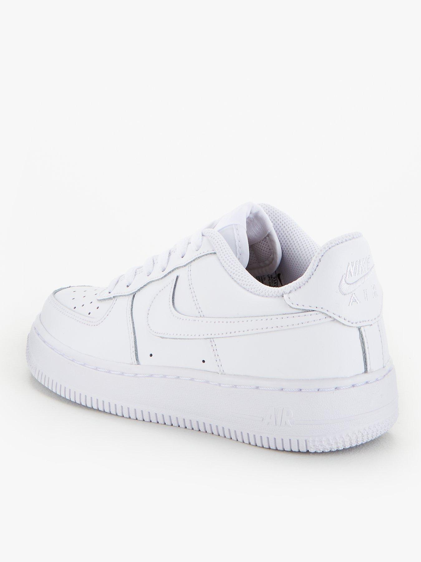 air force 1 white junior size 4