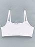  image of v-by-very-girls-5-pack-plain-school-crop-tops-white