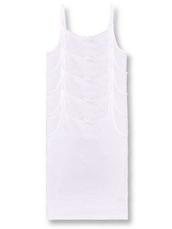 front image of everyday-girls-5-packnbspstrappy-school-vests-white