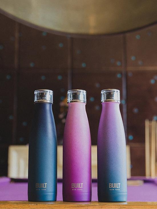 stillFront image of built-hydration-double-walled-stainless-steel-water-bottle-ndash-pink-and-blue-ombre