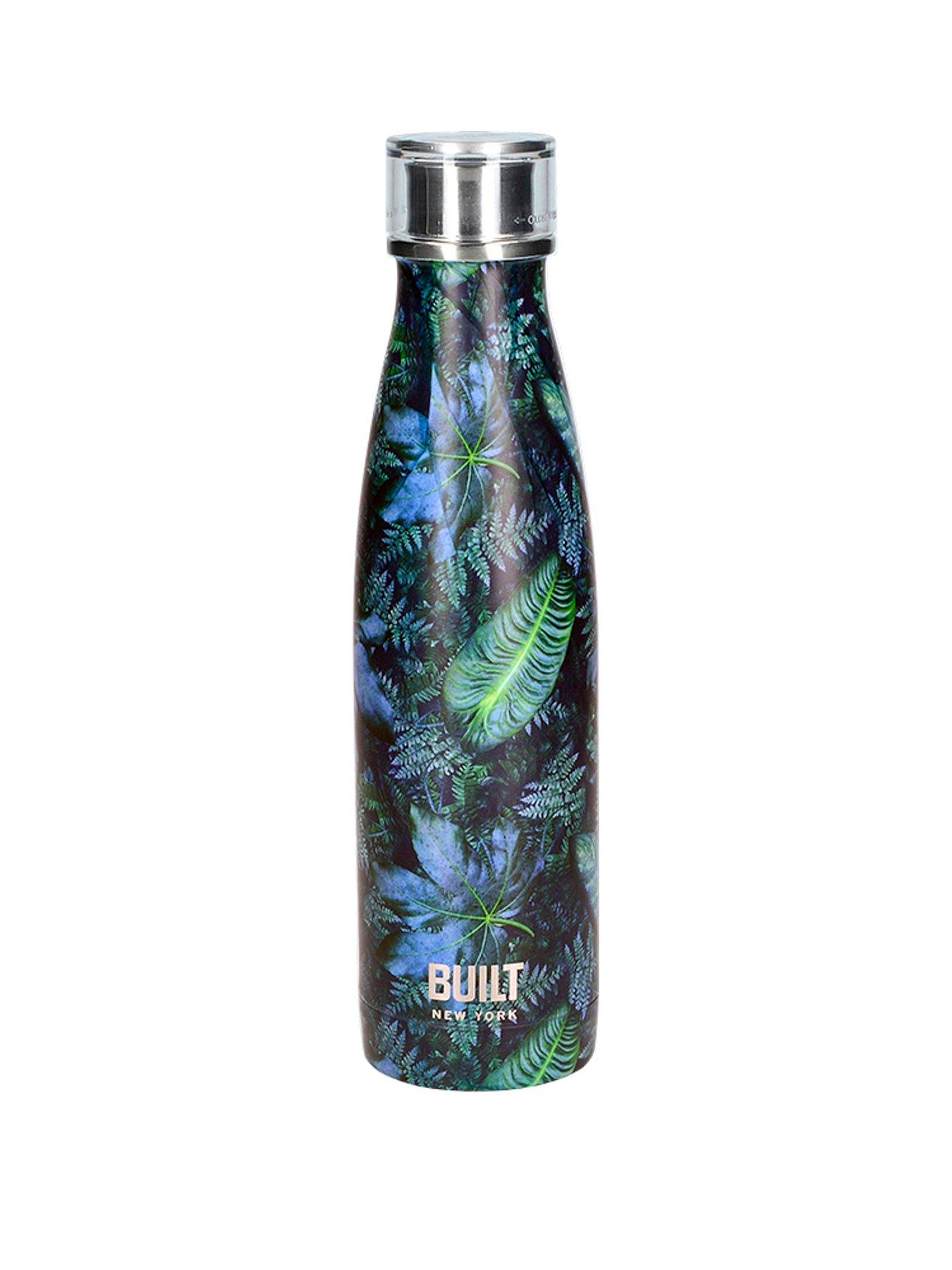 Built Hydration Double Walled Stainless Steel Water Bottle Dark Tropics Littlewoods Com