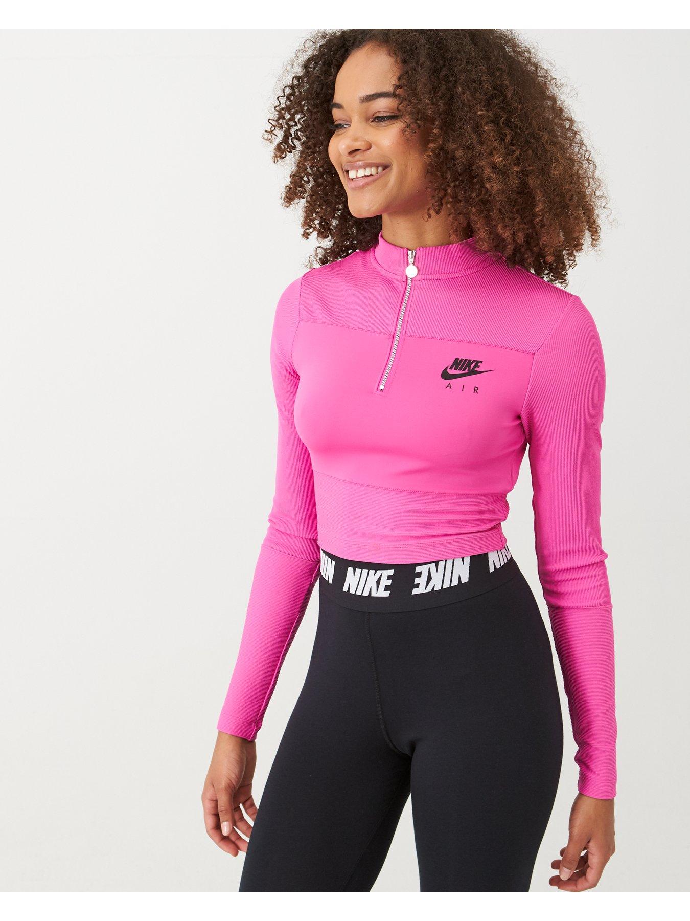 pink nike top