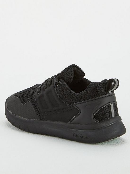 stillFront image of v-by-very-toezone-at-v-by-verynbspboys-elastic-lace-trainer-black