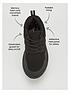  image of v-by-very-toezone-at-v-by-verynbspboys-elastic-lace-trainer-black