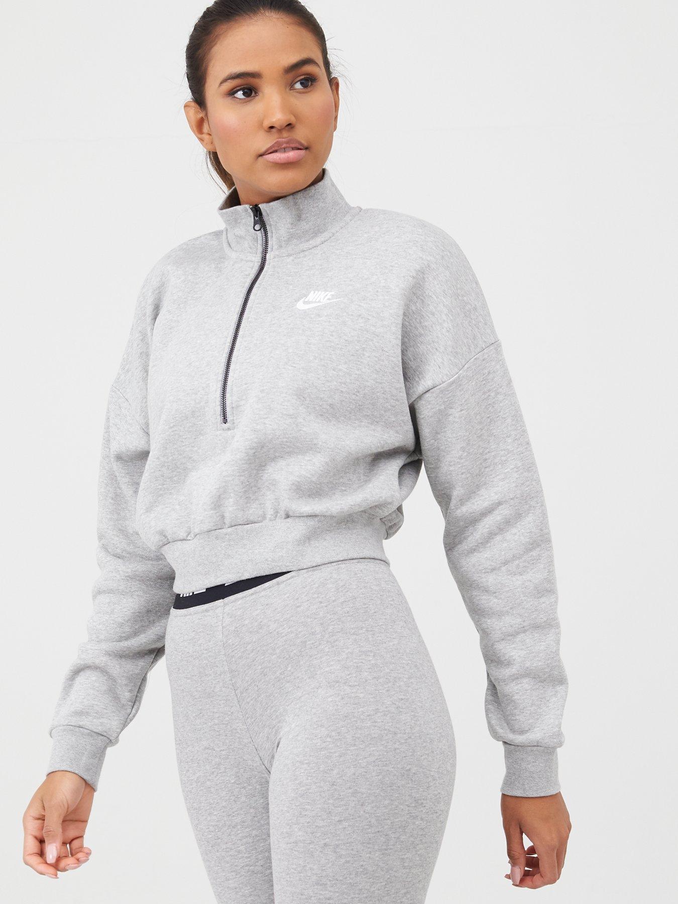 nike crop sweat