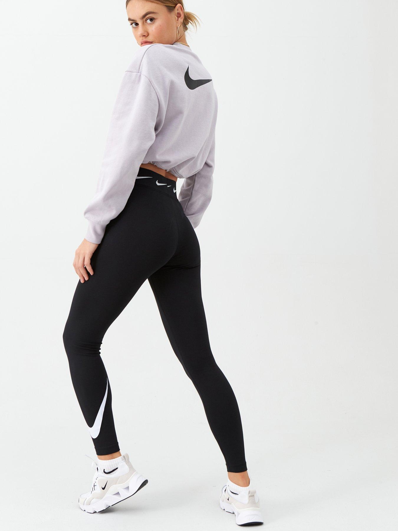 nike swoosh box leggings