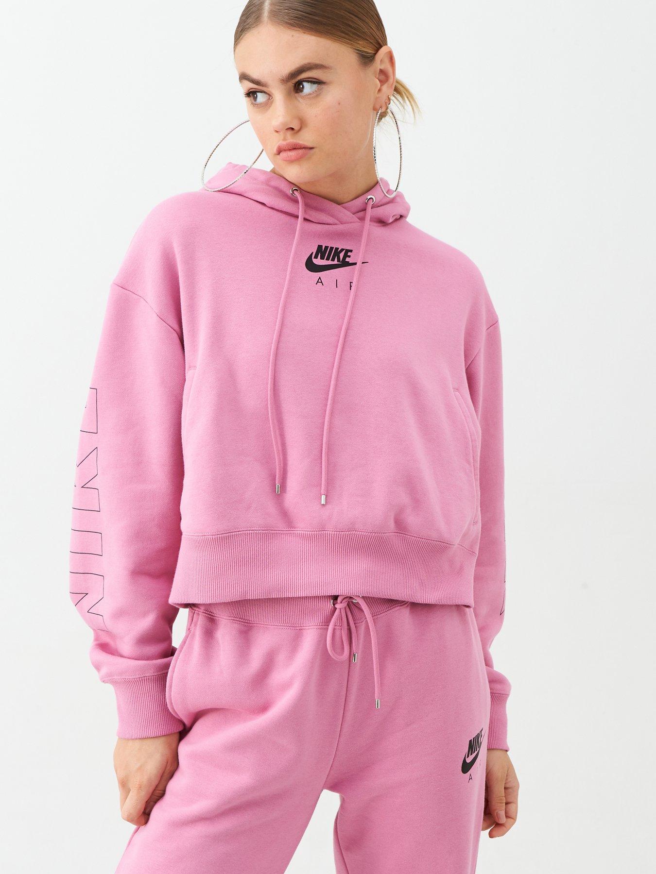 pink nike air hoodie