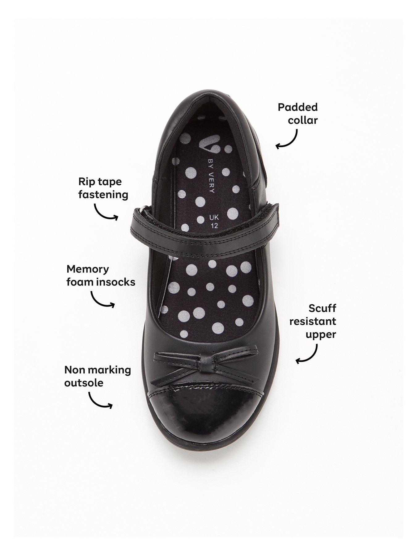 Image 4 of 6 of The Very Collection Older Girls Mary Jane Leather School Shoe - Black<br /><div>&nbsp;</div>