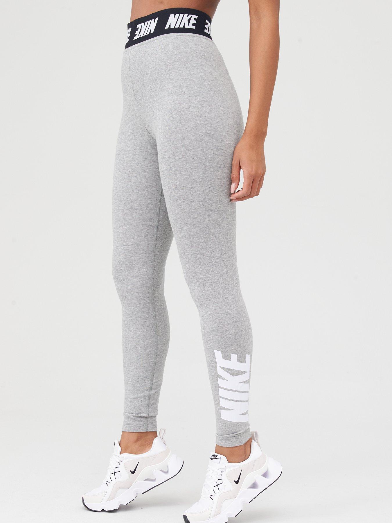 nike club leggings grey