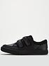  image of v-by-very-boys-twin-strap-leather-school-shoe-black