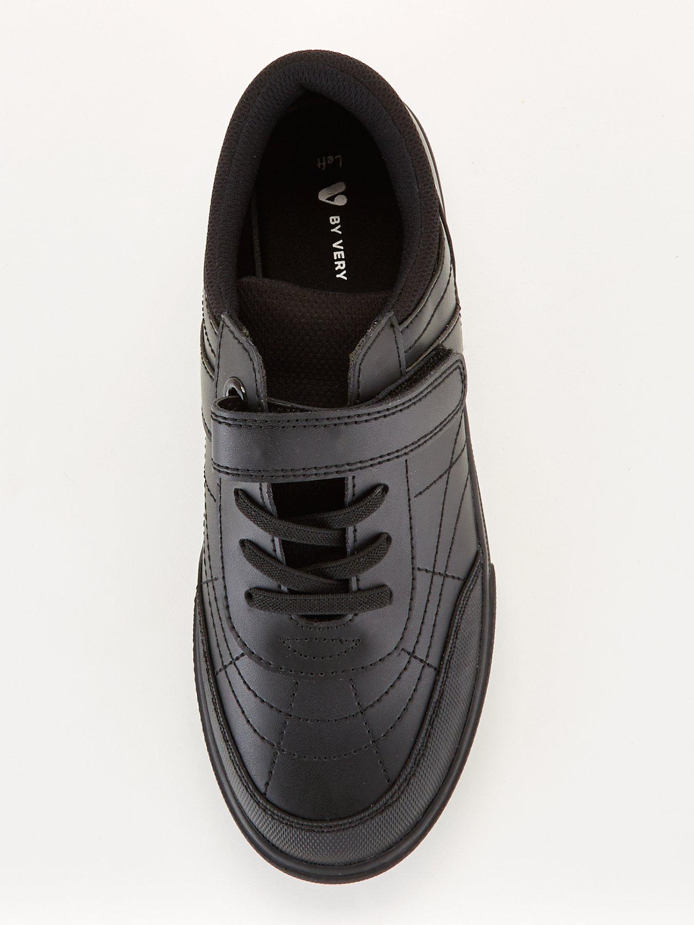 Image 4 of 6 of The Very Collection Older Boys Elastic Lace Leather Trainer School Shoe