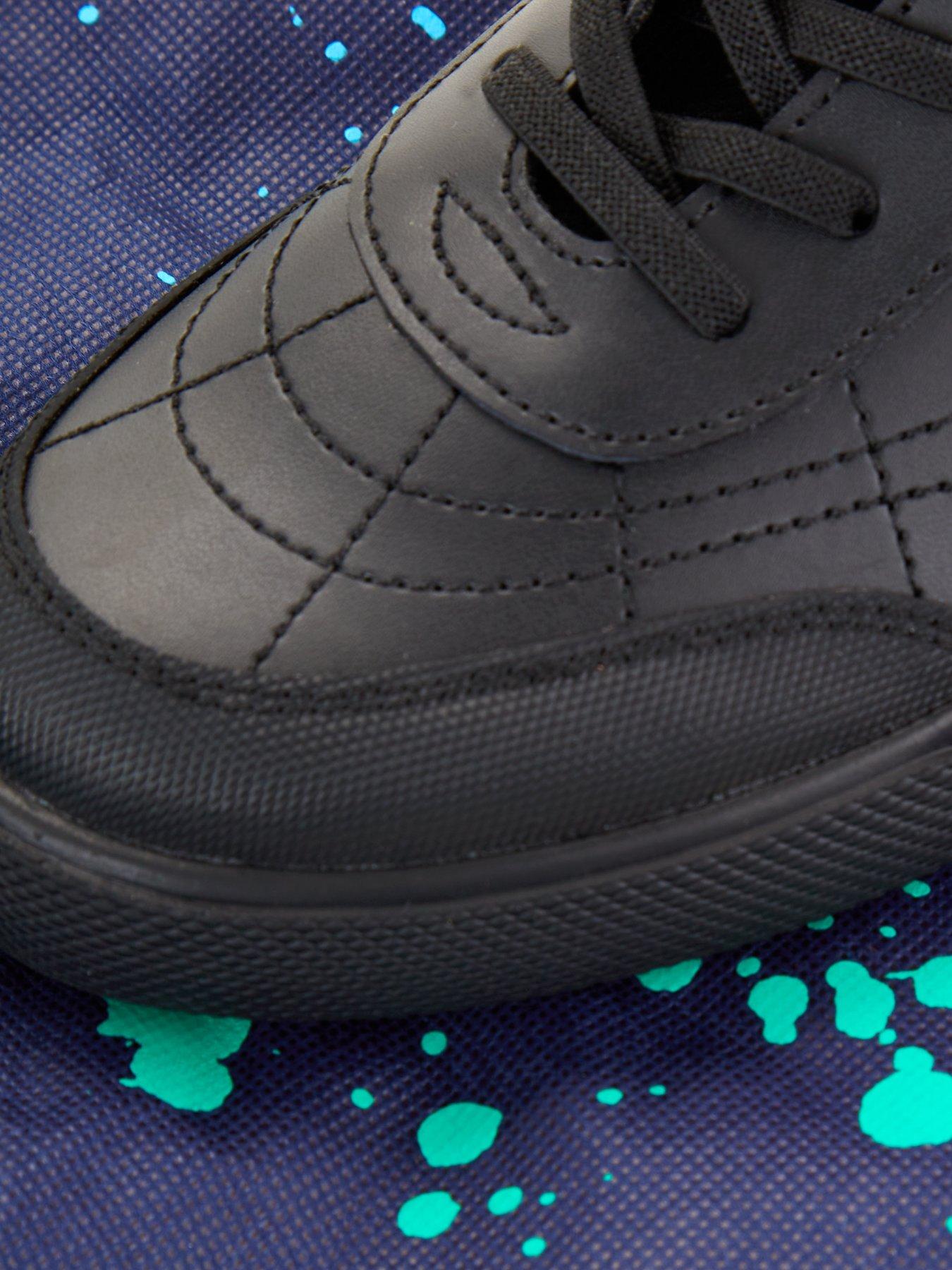 Image 6 of 6 of The Very Collection Older Boys Elastic Lace Leather Trainer School Shoe