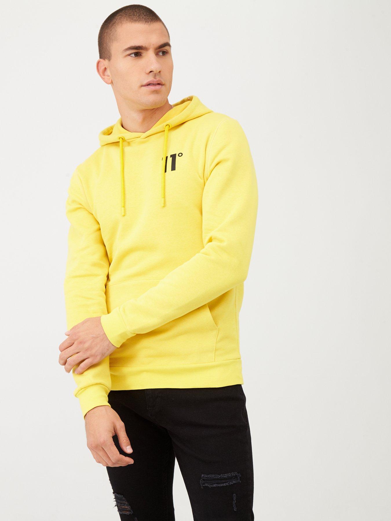 11 degrees yellow hoodie
