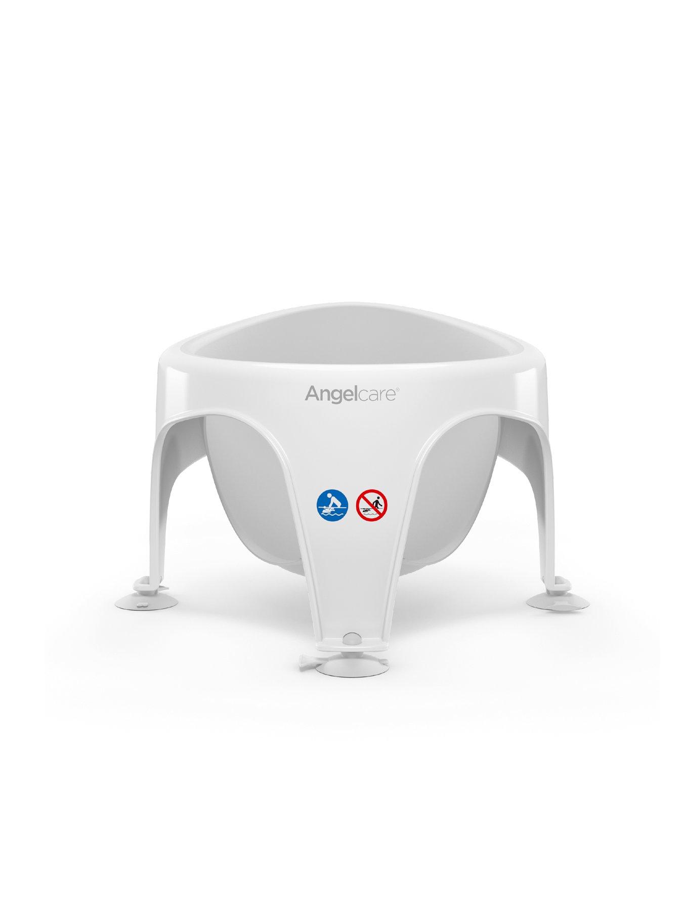 Image 1 of 6 of Angelcare Soft Touch Bath Seat Grey