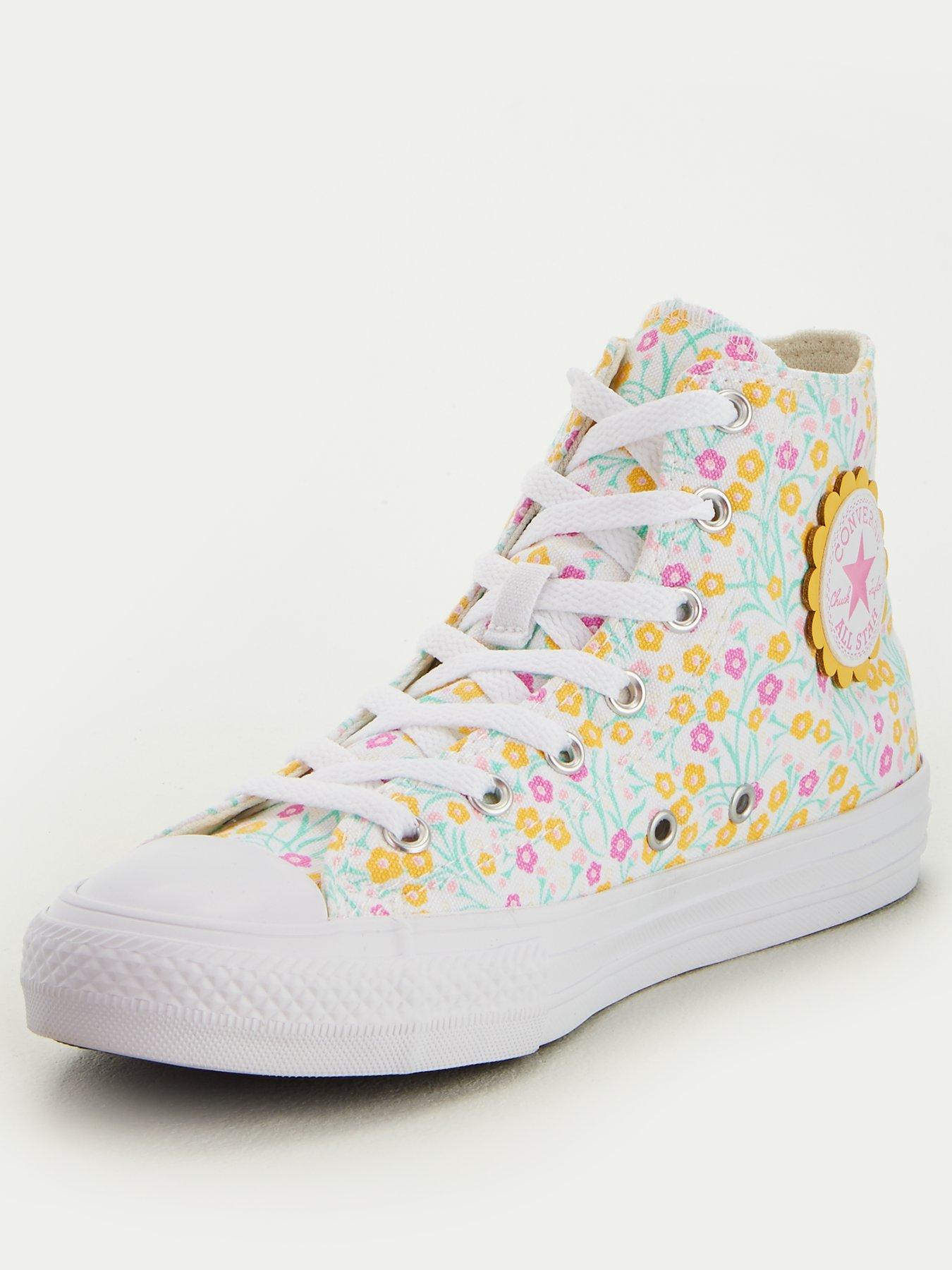 childrens floral converse