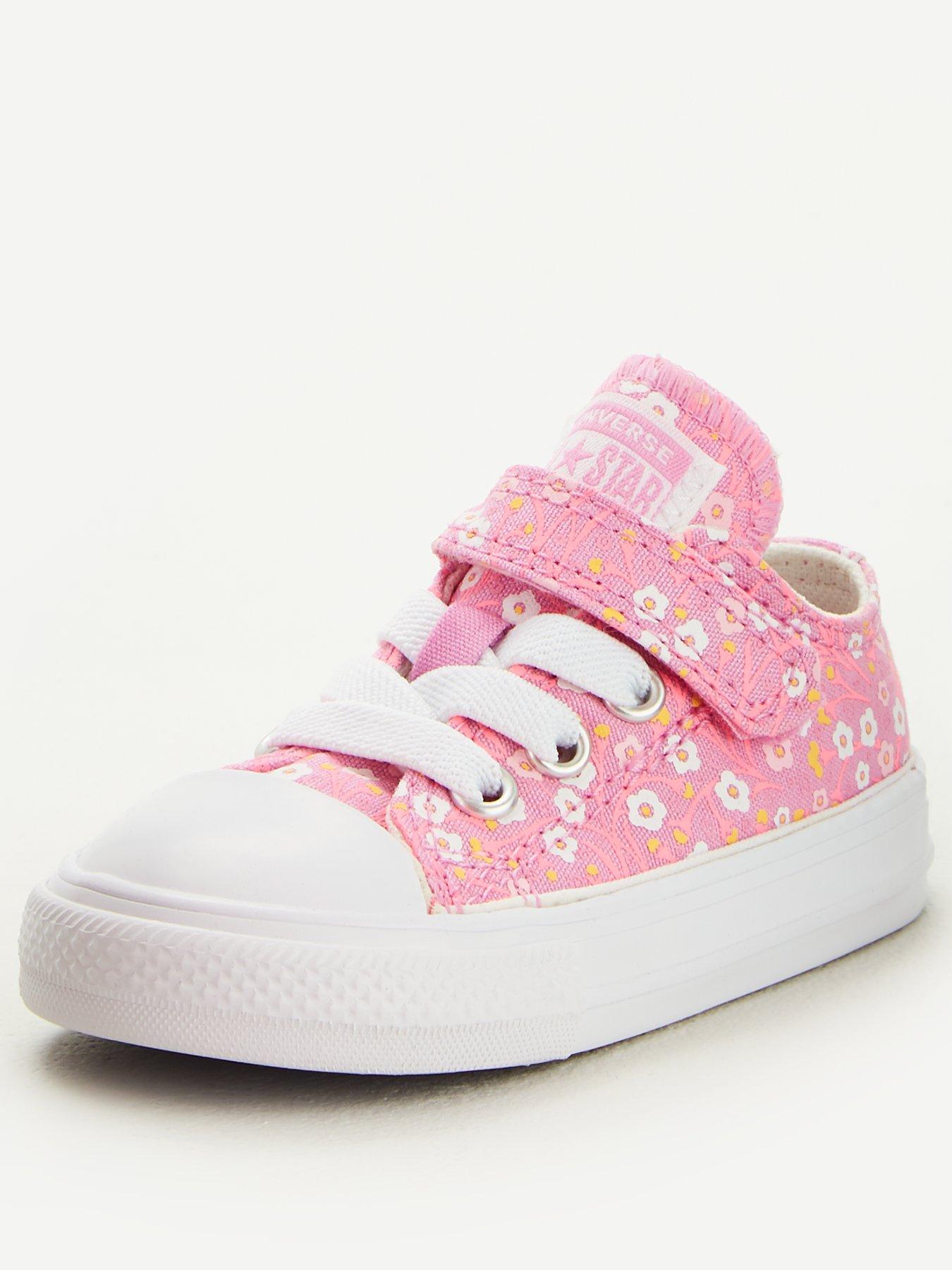 floral converse infant