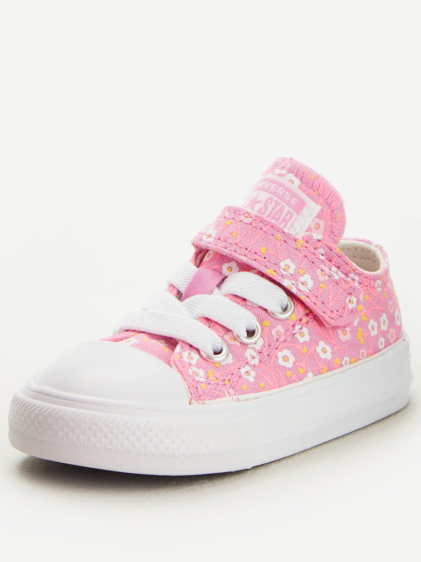 converse all star ox infant pink