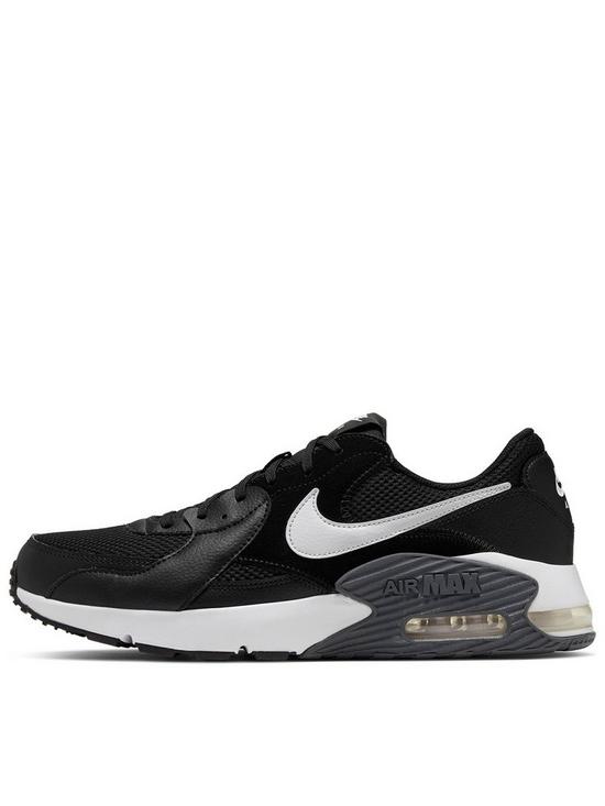 front image of nike-air-max-excee-blackwhitegrey