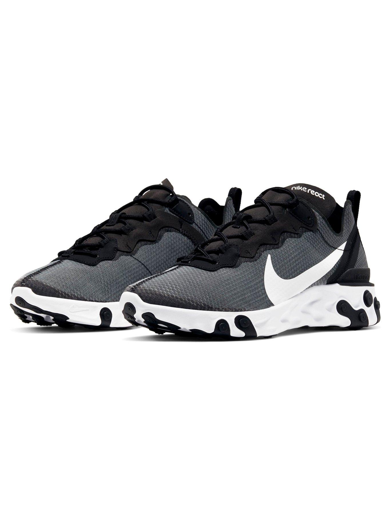 Nike React Element 55 Se Grey White Black Littlewoods Com