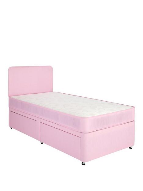 airsprung-megan-kidsnbspstorage-divannbspwith-mattress-andnbspheadboard-pink