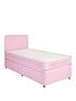 airsprung-megan-kidsnbspstorage-divannbspwith-mattress-andnbspheadboard-pinkfront
